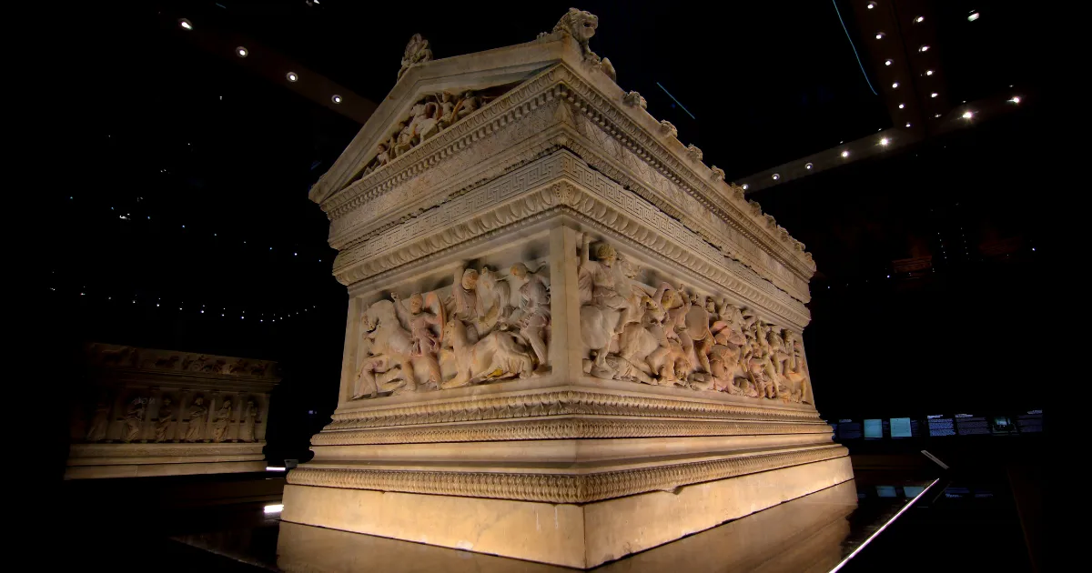 Sarcófago de Alejandro Museo Arqueológico de Estambul