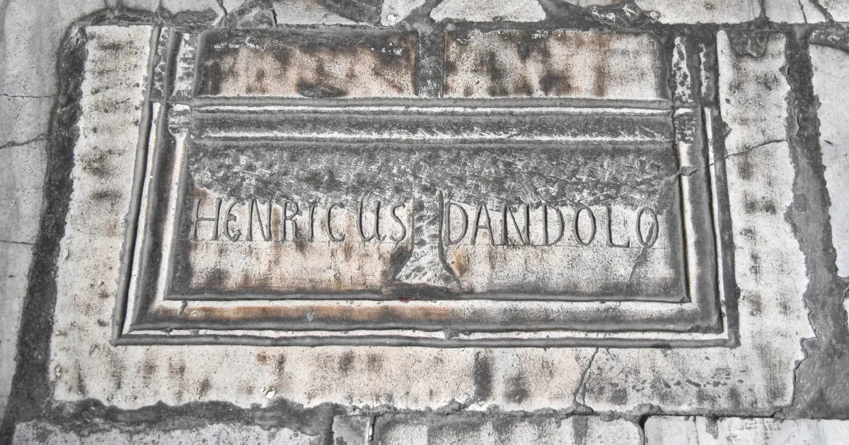 Hagia Sophia Henricus Dandolos Grabstein