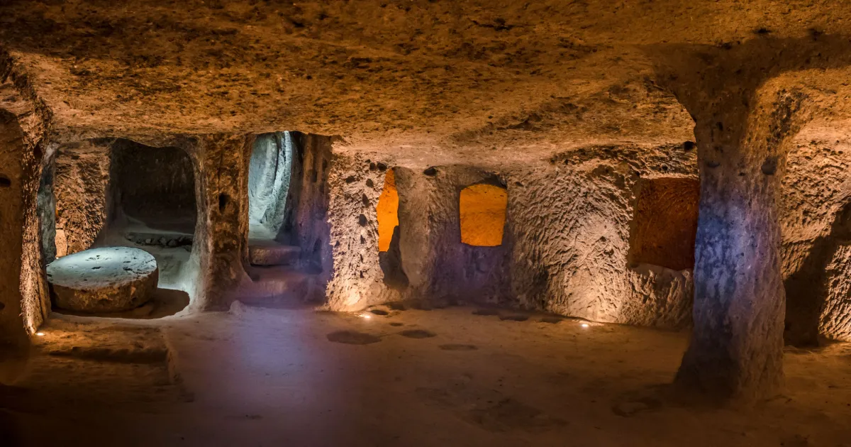 Kaymakli Underground City Tunnel